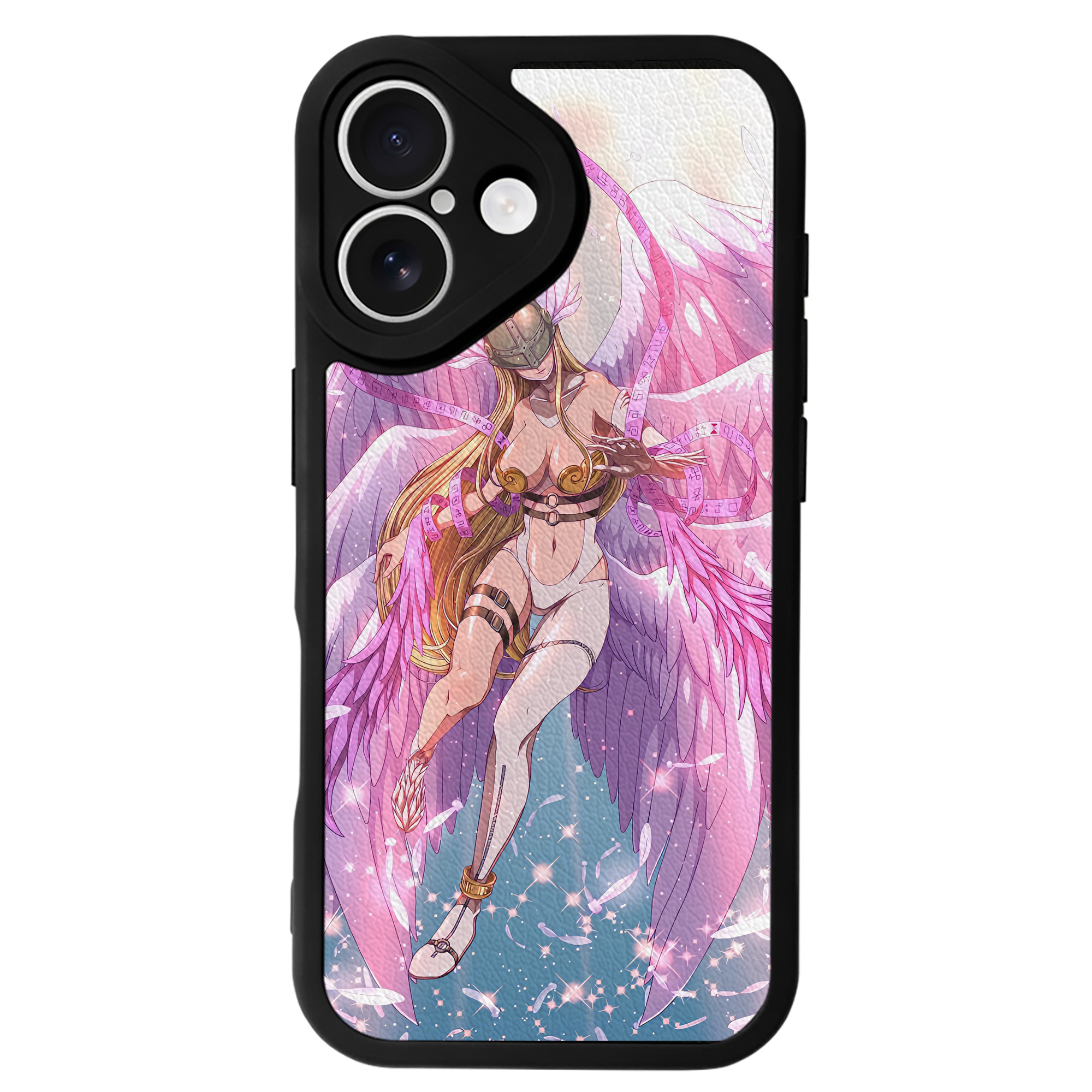 （画像用） Digimon デジタルモンスター/デジモン 【iPhone 16シリーズ対応】シリコンスマホケース（レザー調） 材質：シリコン